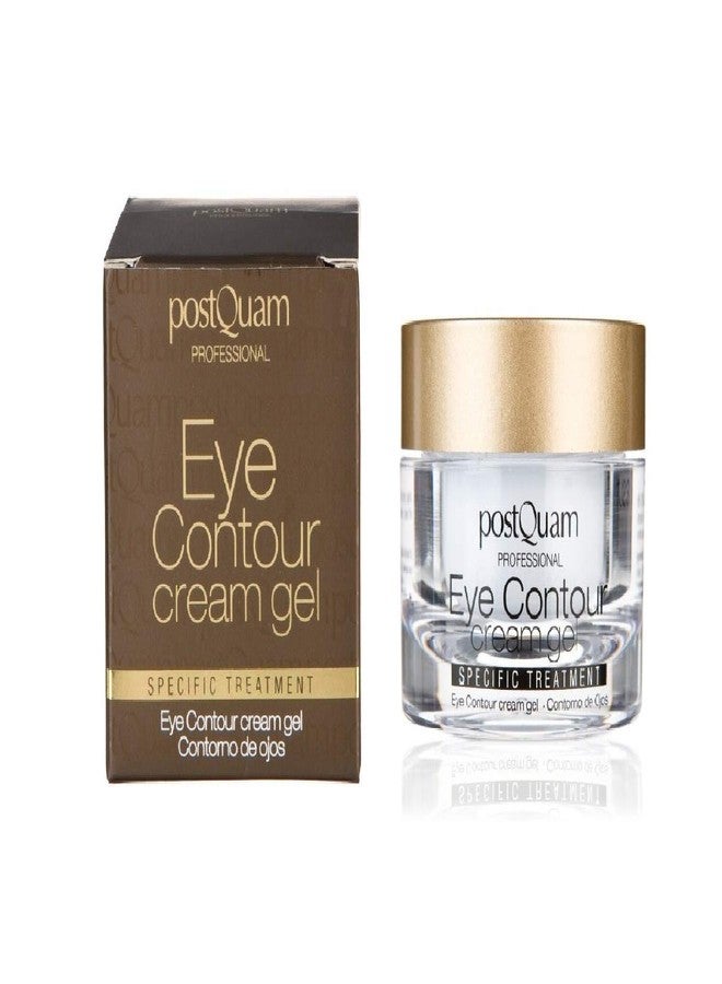 POSTQUAM Professional Eyes And Lips Contour Cream 15ml, whit Hyaluronic Acid and Elastin - Image 3